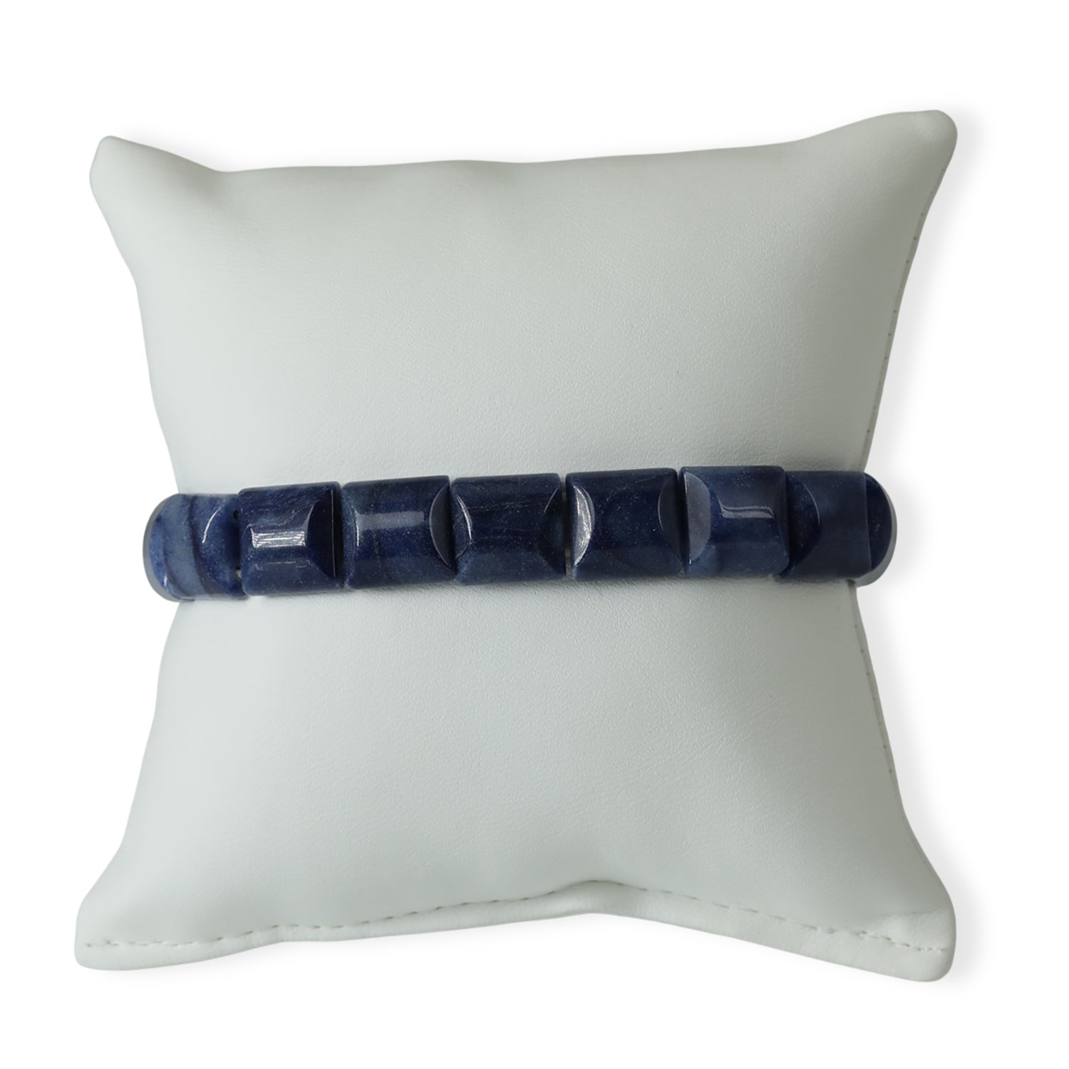 Blauer Aventurin Armband Flexibel (ca. 18-19 cm) ca. 125,00 ct.