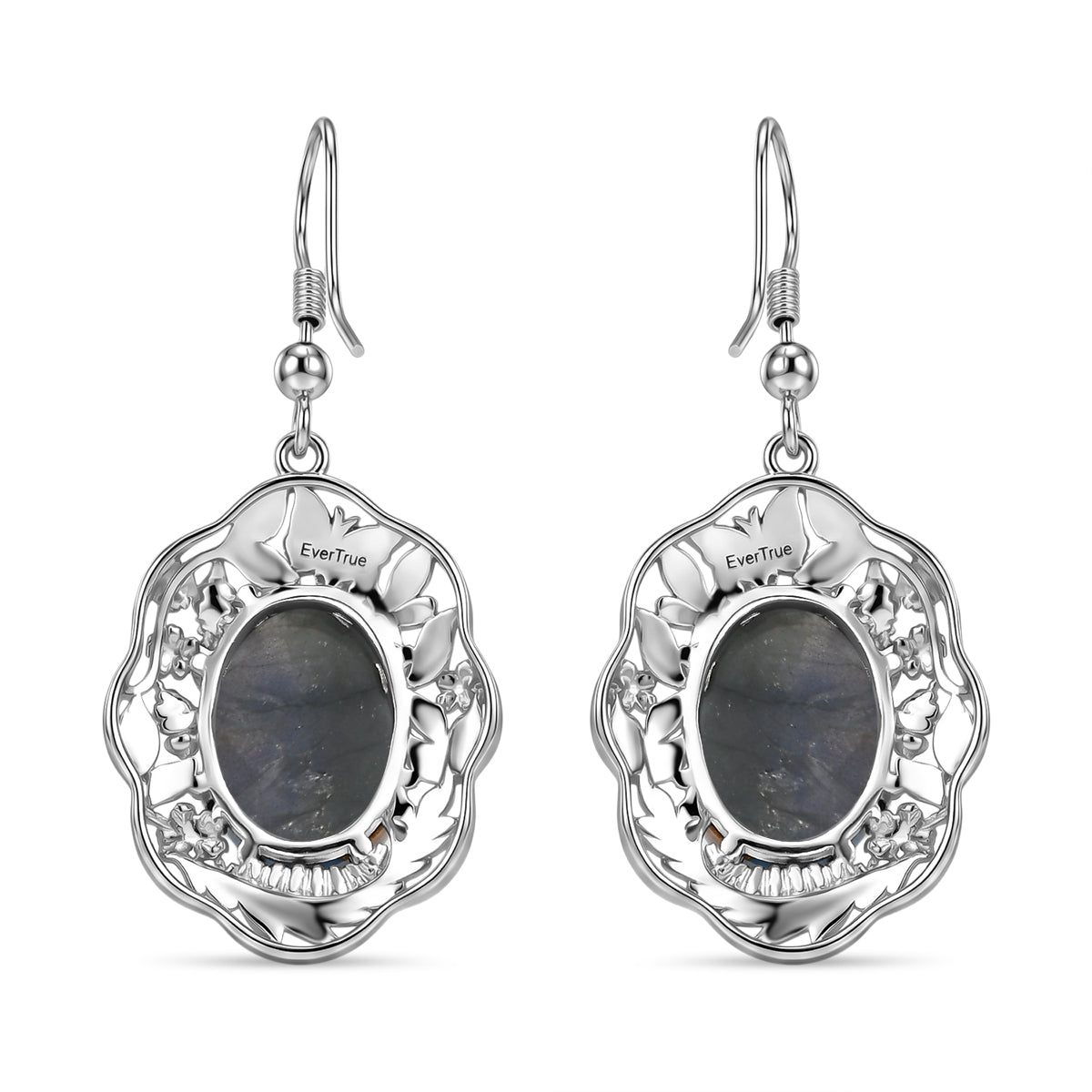 EVER TRUE AAA Labradorit Ohrringe, Edelstahl Fischhaken, Nickelfreies Messing ca. 13.00 ct