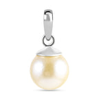 AAA Weiße Südsee Perle (8-9 mm) Anhänger 925 Silber