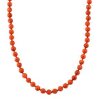 D'Joy Burmesischer Rote Jadeit Jade graviert Halskette ca. 50 cm 925 Silber vergoldet ca. 330.00 ct