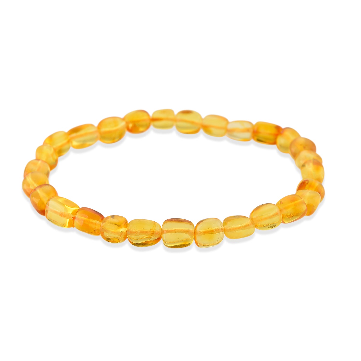 Natürlicher Baltischer Bernstein Armband Flexibles (ca. 18-19 cm)