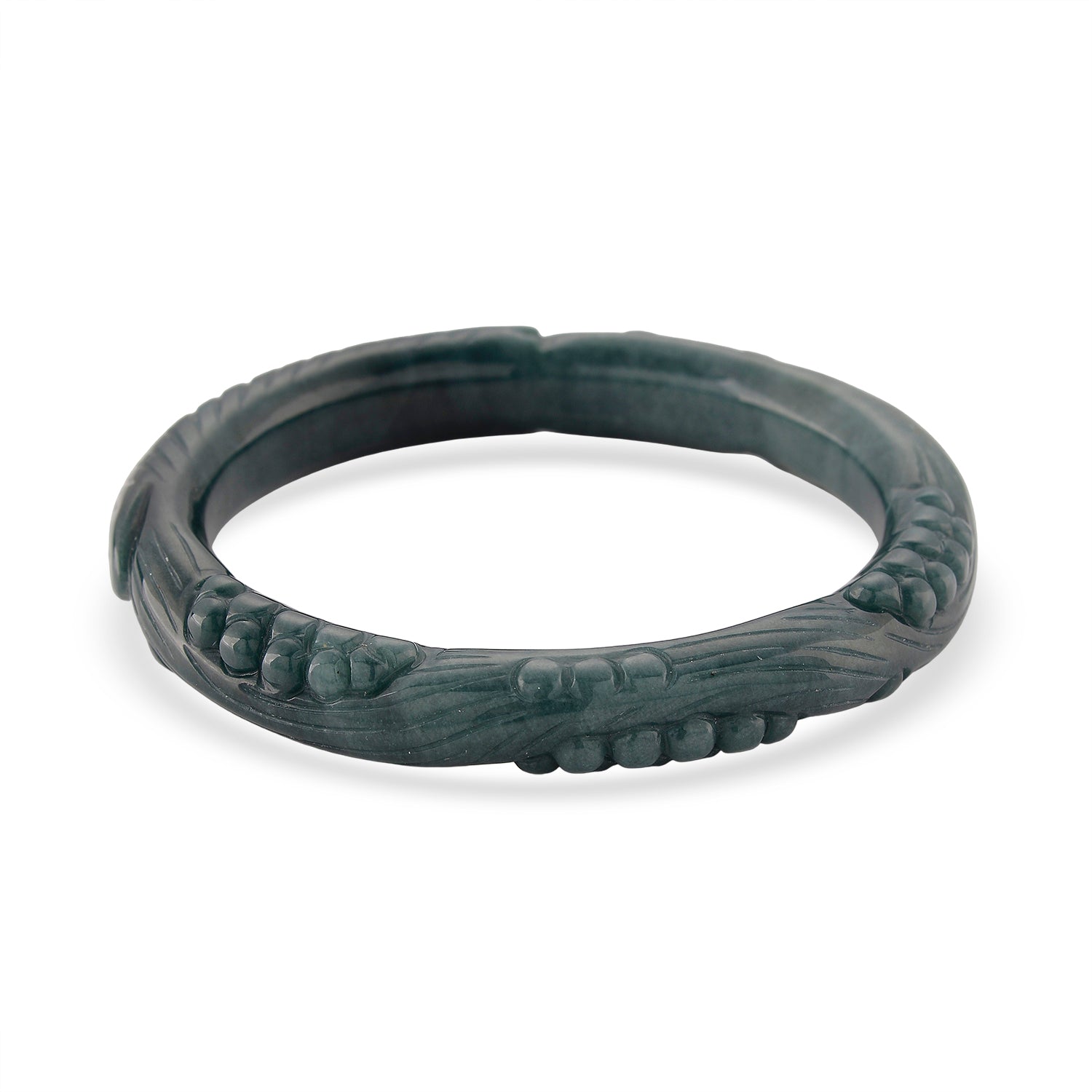 Jadeit Armreif 20 cm ca. 330,00 ct.