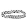 EVER TRUE Weißer Diamant Armband ca. 19 cm Nickelfreies Messing (10-15 Werktage Lieferzeit)