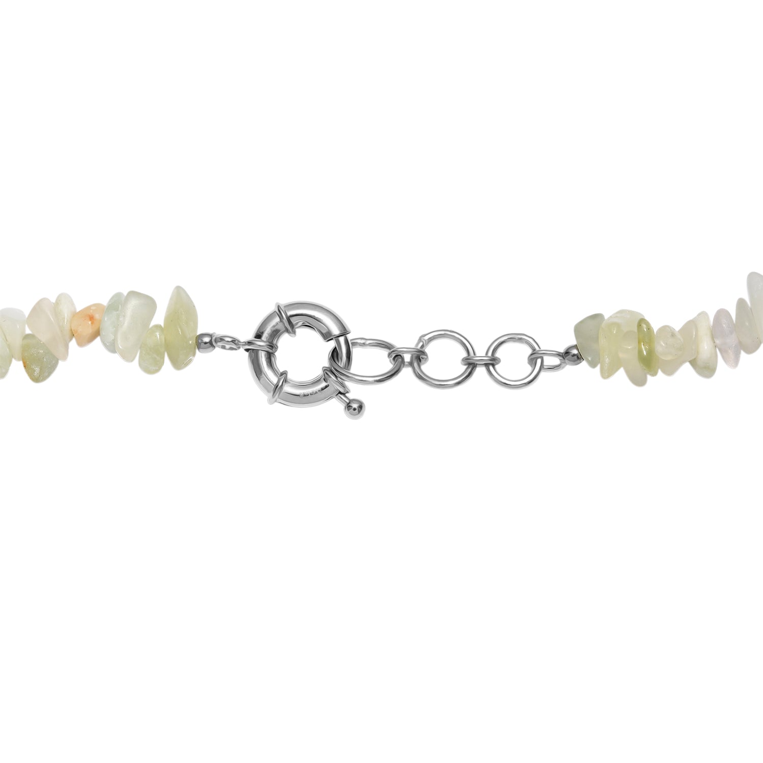 EVER TRUE Serpentin Halskette ca. 45 cm Nickelfreies Messing Platiniert ca. 330.00 ct