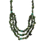 EVER TRUE Nephrit, Grüner Aventurin Halskette ca. 45 cm Nickelfreies Messing Platiniert ca. 394.00 ct