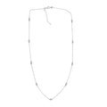 LUXURIANT DIAMOND - Lab Grown Diamant SI-GH Halskette ca. 50 cm 925 Silber Rhodiniert (10-15 Werktage Lieferzeit) ca. 0.50 ct