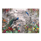 Digital Animal printed rubbed cotton polyester rug with anti skid backing Size-120x180 cms Color-Multi