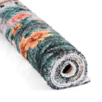 Digital Animal printed rubbed cotton polyester rug with anti skid backing Size-120x180 cms Color-Multi