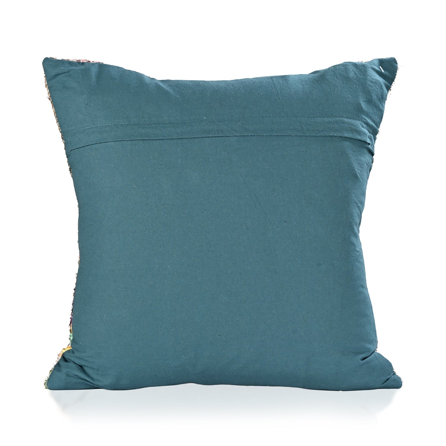 Digital bedruckter Kissenbezug mit Pfauenmotiv Baumwoll-Polyester-Mischgewebe, 45 x 45 cm, Multicolor
