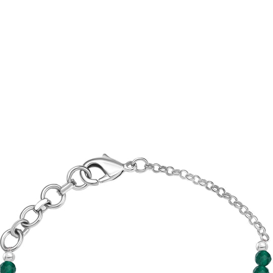EVER TRUE AA Malachit, Verde Onyx Armband ca. 19 cm Nickelfreies Messing ca. 32,00 ct.