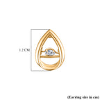 LUXURIANT DIAMOND - Lab Grown Diamant SI-GH Ohrringe 925 Silber Rhodiniert ca. 0.20 ct