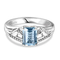 EVER TRUE Himmelblauer Topas Ring Nickelfreies Messing (Größe 20.00) ca. 1,88 ct