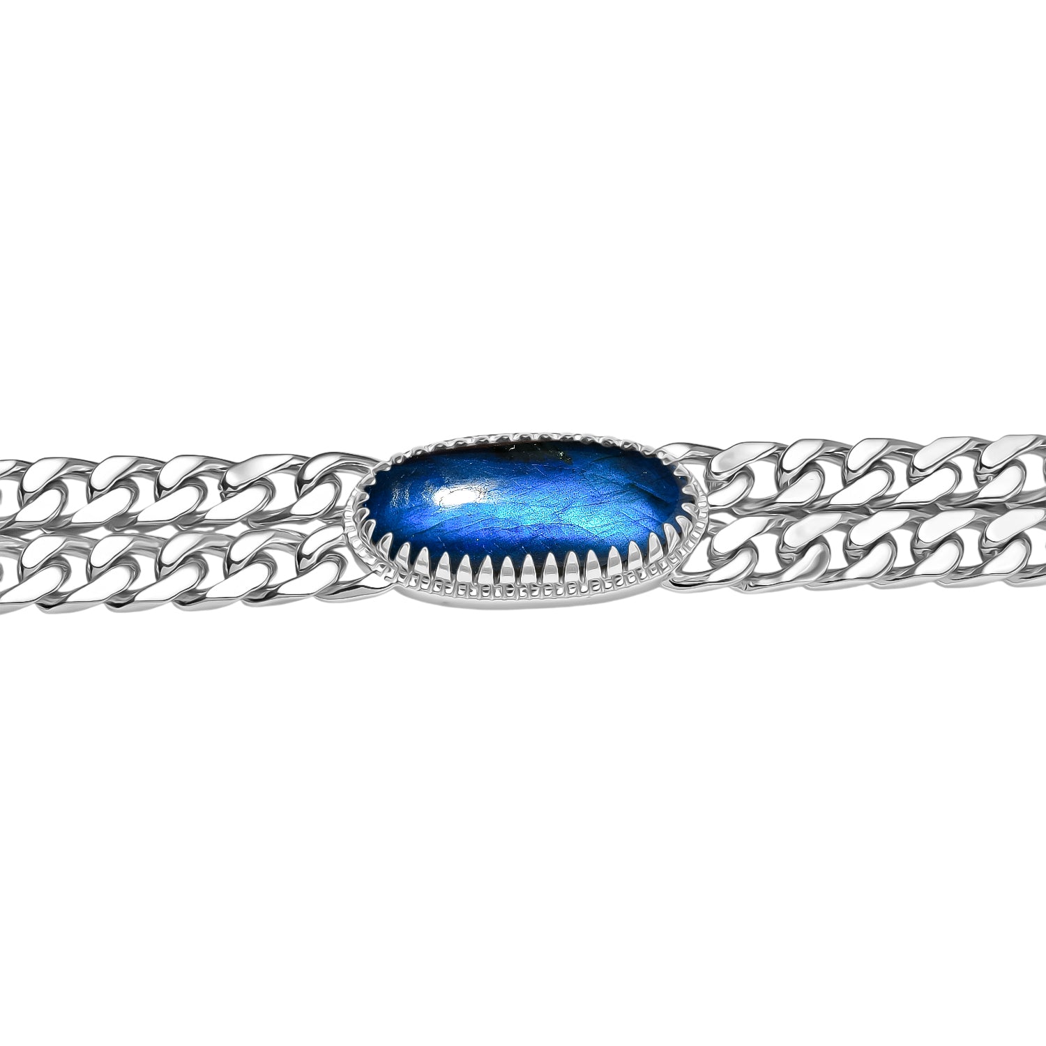 EVER TRUE Labradorit Armband ca. 20 cm Nickelfreies Messing ca. 20.65 ct