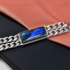 EVER TRUE Labradorit Armband ca. 20 cm Nickelfreies Messing ca. 26.60 ct