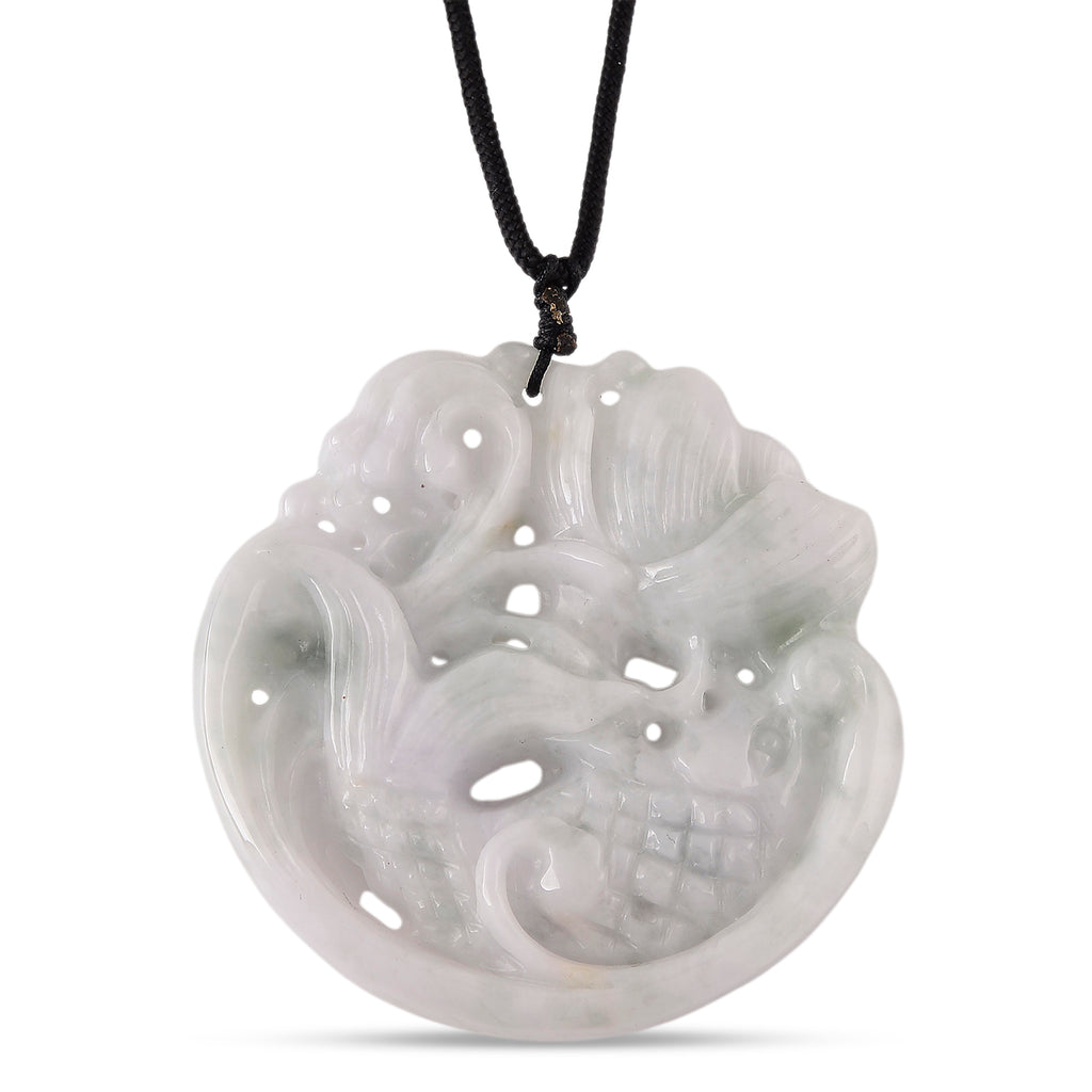 Weiße Jade Halskette Flexibles (ca. 70 cm) ca. 270,00 ct.