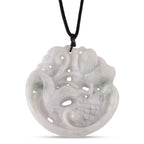 Weiße Jade Halskette Flexibles (ca. 70 cm) ca. 270,00 ct.