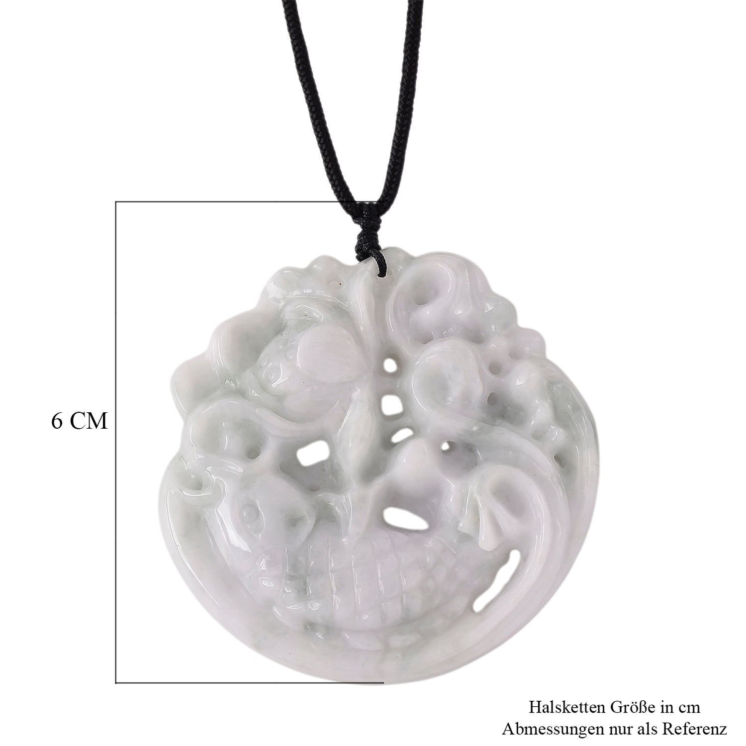 Weiße Jade Halskette Flexibles (ca. 70 cm) ca. 270,00 ct.