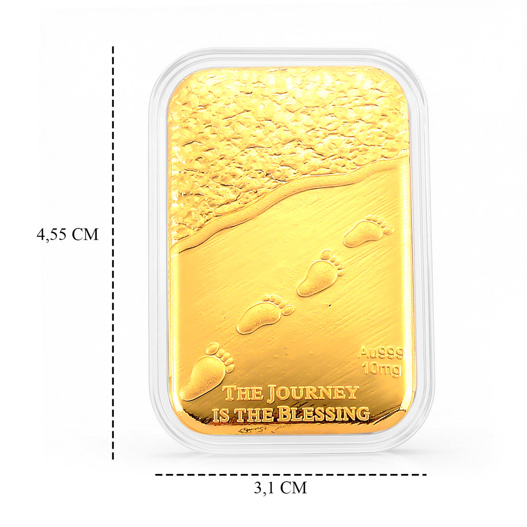 999er Goldfolie, 4,5x3,1cm, 10mg