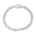 EVER TRUE Weißer Diamant Armband ca. 19 cm Nickelfreies Messing ca. 0,02 ct.