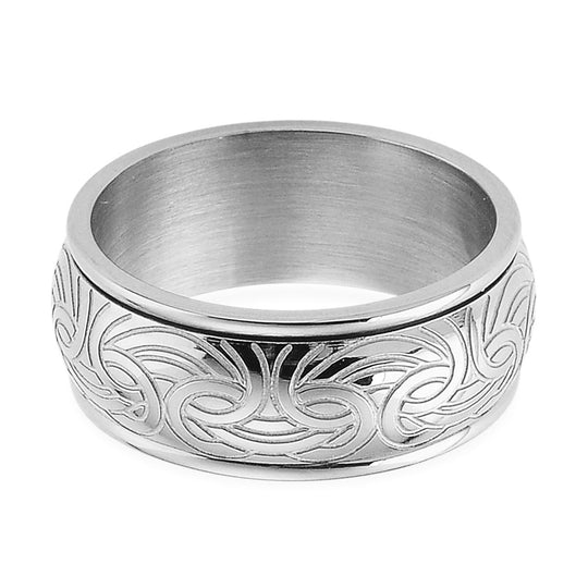 Spinning Ring, 316L Edelstahl, (Größe 17.00) ca. 5,80g