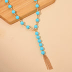 Sleeping Beauty Farbe Muschelkernperle Halskette ca. Flexibles cm Reine Legierung gelb vergoldet 480.00 ct
