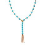 Sleeping Beauty Farbe Muschelkernperle Halskette ca. Flexibles cm Reine Legierung gelb vergoldet 480.00 ct