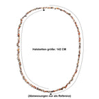 Mehrfarbiger Rutilquarz Halskette 142 cm ca. 567.10 ct