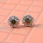 D'Joy Paraiba Moissanit Ohrringe 925 Silber rhodiniert ca. 1,27 ct.