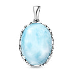 D'Joy Larimar Anhänger 925 Silber rhodiniert ca. 13,99 ct.