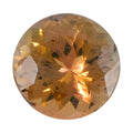 AAAA Natural Golden Tanzanite Round 6.5 Faceted Cut, ca. 1.20 ct