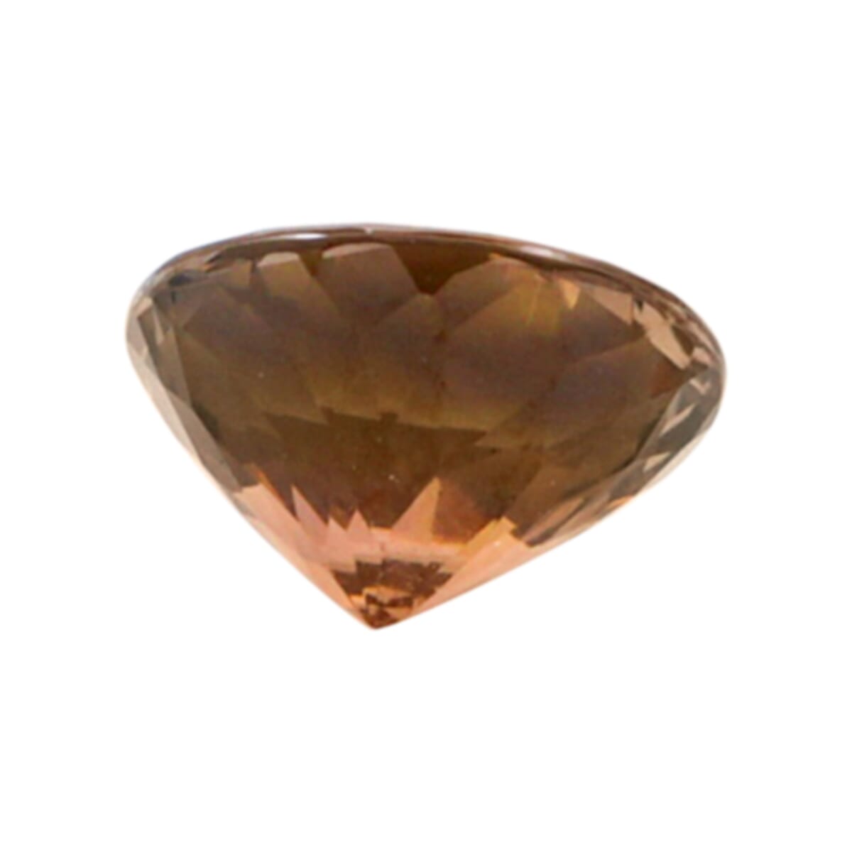 AAAA Natural Golden Tanzanite Round 6.5 Faceted Cut, ca. 1.20 ct