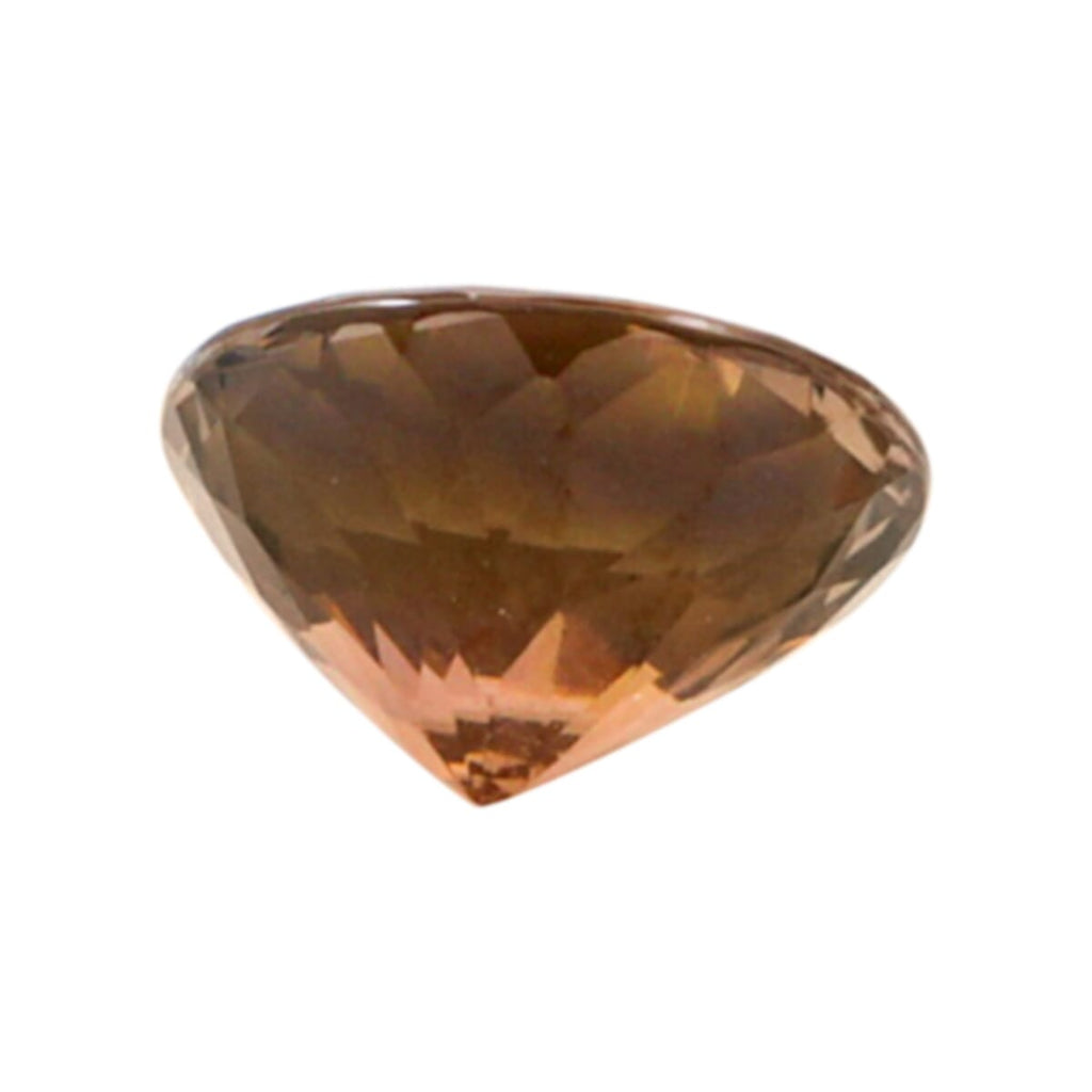 AAAA Natural Golden Tanzanite Round 6.5 Faceted Cut, ca. 1.20 ct