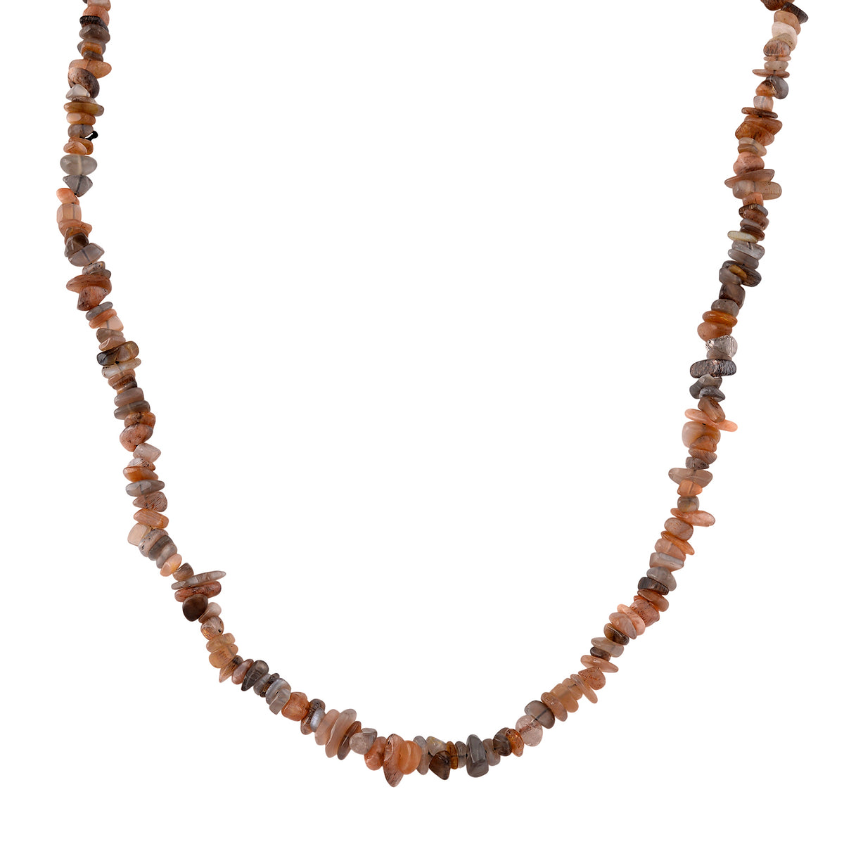 Mehrfarbiger Mondstein Halskette 81 cm ca. 300.00 ct