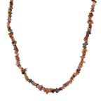 Mehrfarbiger Mondstein Halskette 81 cm ca. 300.00 ct