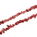 Erdbeer Quarz Halskette 81 cm ca. 250.00 ct