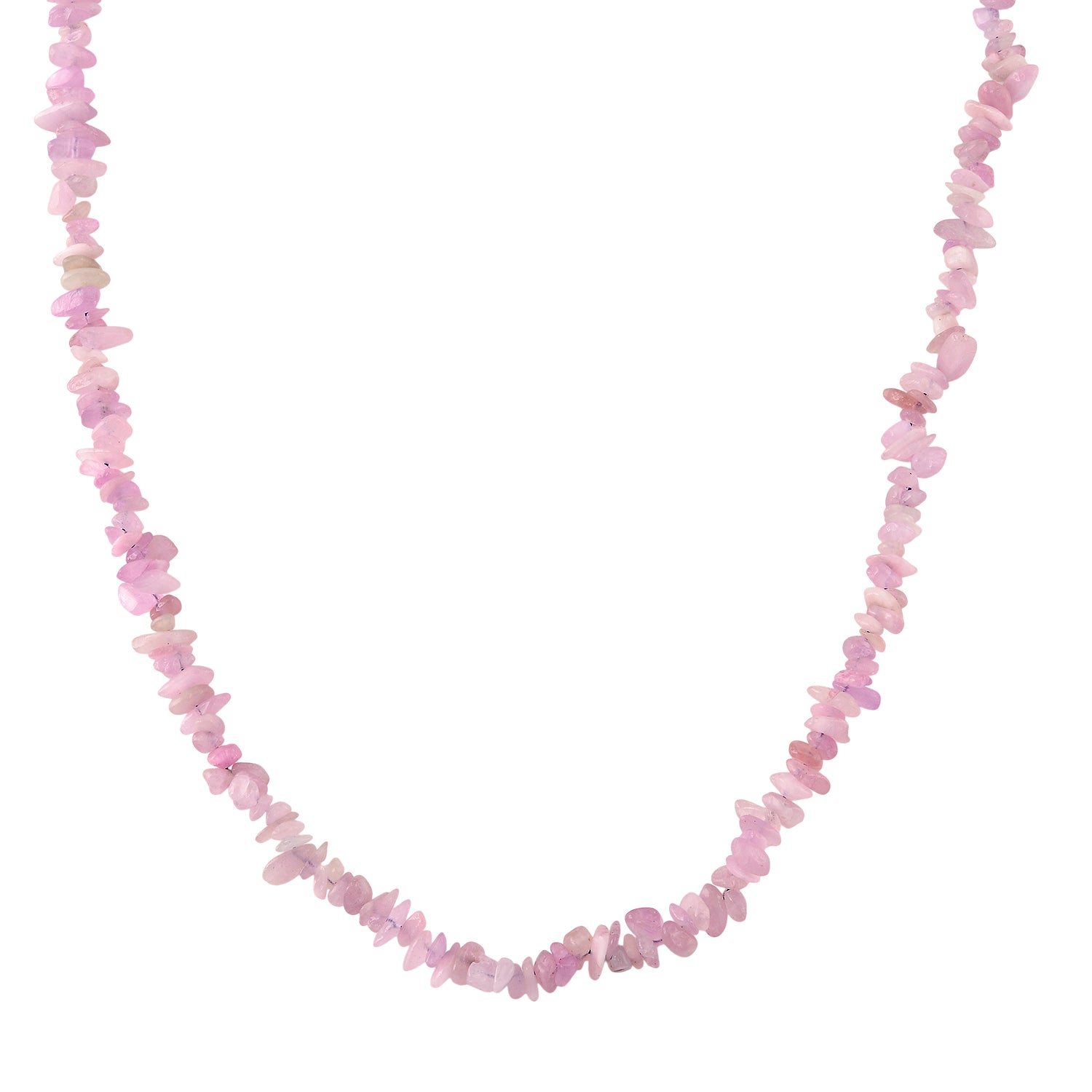 Kunzit Halskette 81 cm ca. 300.00 ct