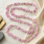 Kunzit Halskette 81 cm ca. 300.00 ct