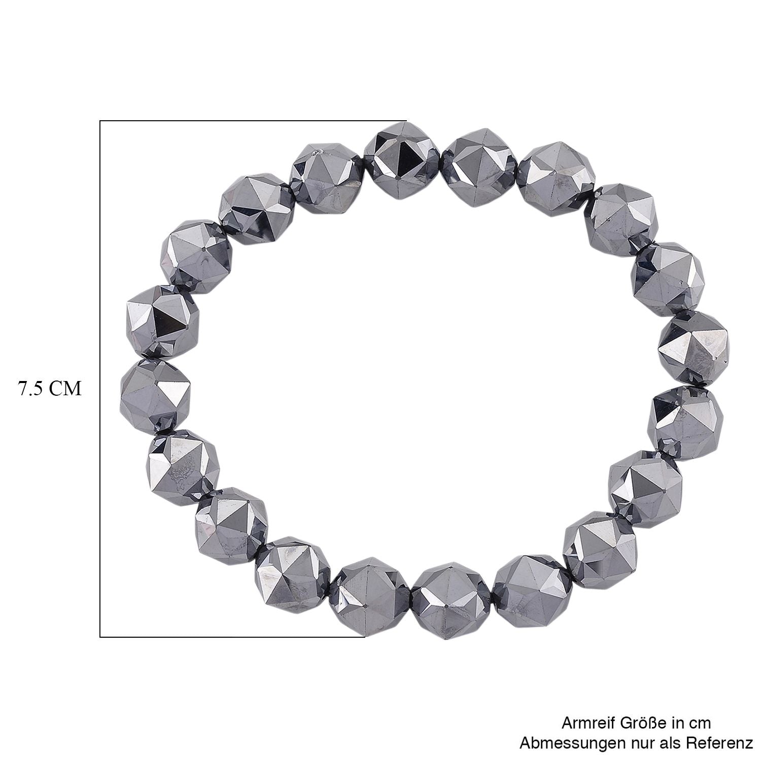 Terahertz Armband, flexibel (ca. 18 - 19 cm), ca. 100.00 ct