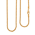 Royal Bali - D'Joy Bourbudur Halskette,925 Silber 916 Gelbgold Vermeil ca. 50 cm ca. 20,90g