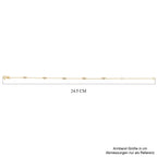 LUXURIANT DIAMOND - Lab Grown Diamant SI-GH Armband ca. 19 cm 925 Silber 750 Gelbgold vermeil ca. 0.25 ct