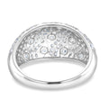 Weißer Zirkonia Ring Nickelfreies Messing, Silbefarben, (Größe 18.00) 2.00 ct