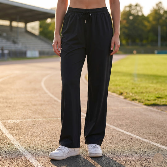 LA MAREY Kühlende Softkomfort Hose mit 2 Taschen, UV Schutz, EU 42-44 (L), Rosa