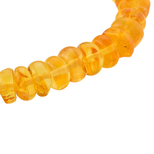 Natürliches balitsches Bernstein Armband, flexibel, (ca. 18 -19 cm)