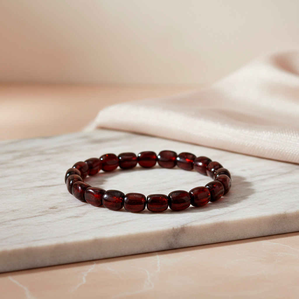 Natürliches baltisches Bernstein Armband, flexibel, (ca. 18 -19 cm)