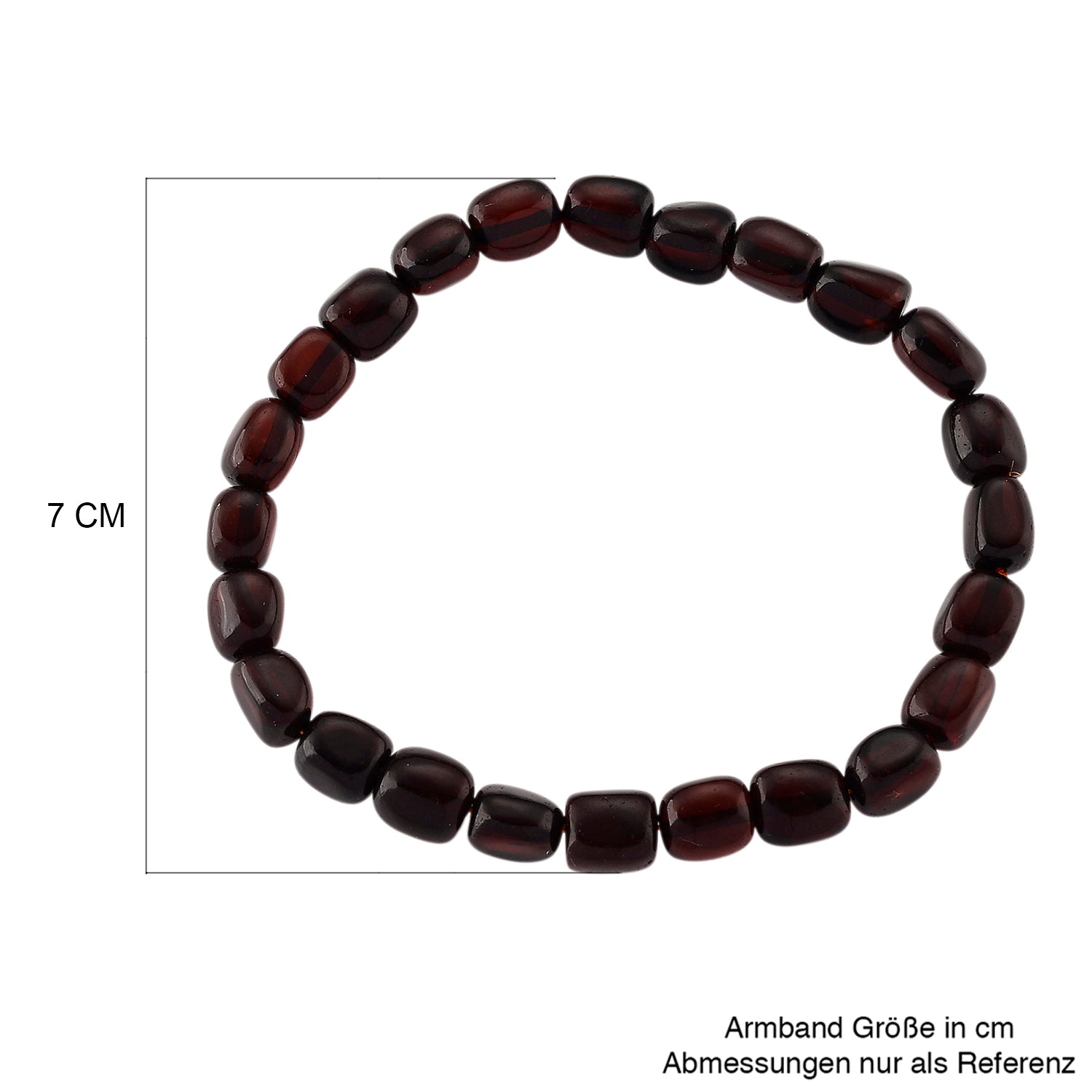 Natürliches baltisches Bernstein Armband, flexibel, (ca. 18 -19 cm)