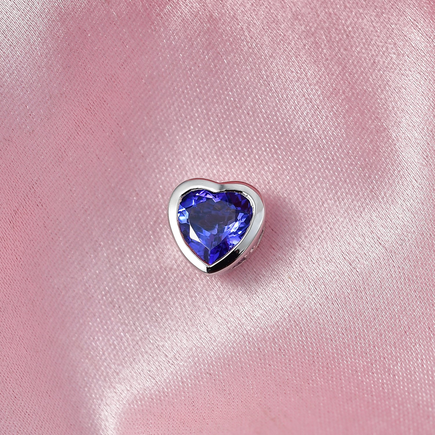 Rhapsody AAAA Tansanit Anhänger 950 Platin ca. 1.12 ct