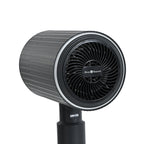 Livmore 2-in-1 Turmventilator mit Heizfunktion, Fernbedienung, LCD-Display, 12-Stunden-Timer, oszillierend, höhenverstellbar, Carbongrau