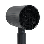 Livmore 2-in-1 Turmventilator mit Heizfunktion, Fernbedienung, LCD-Display, 12-Stunden-Timer, oszillierend, höhenverstellbar, Carbongrau