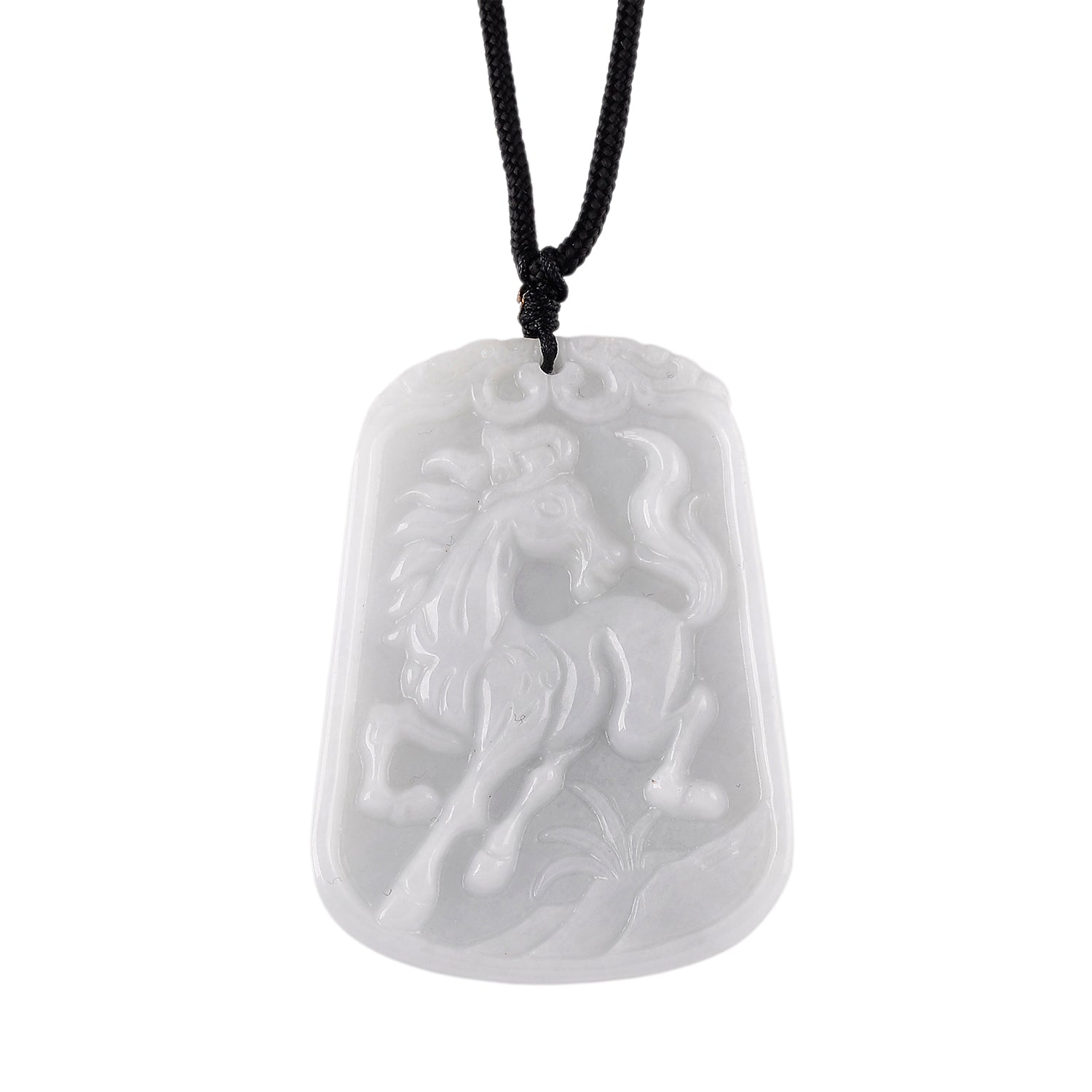Weiße Jade Halskette Flexibles (ca. 70 cm) ca. 100,00 ct.