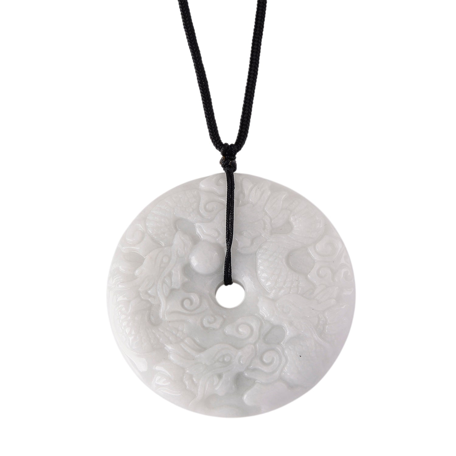 Weiße Jade Halskette Flexibles (ca. 70 cm) ca. 320,00 ct.